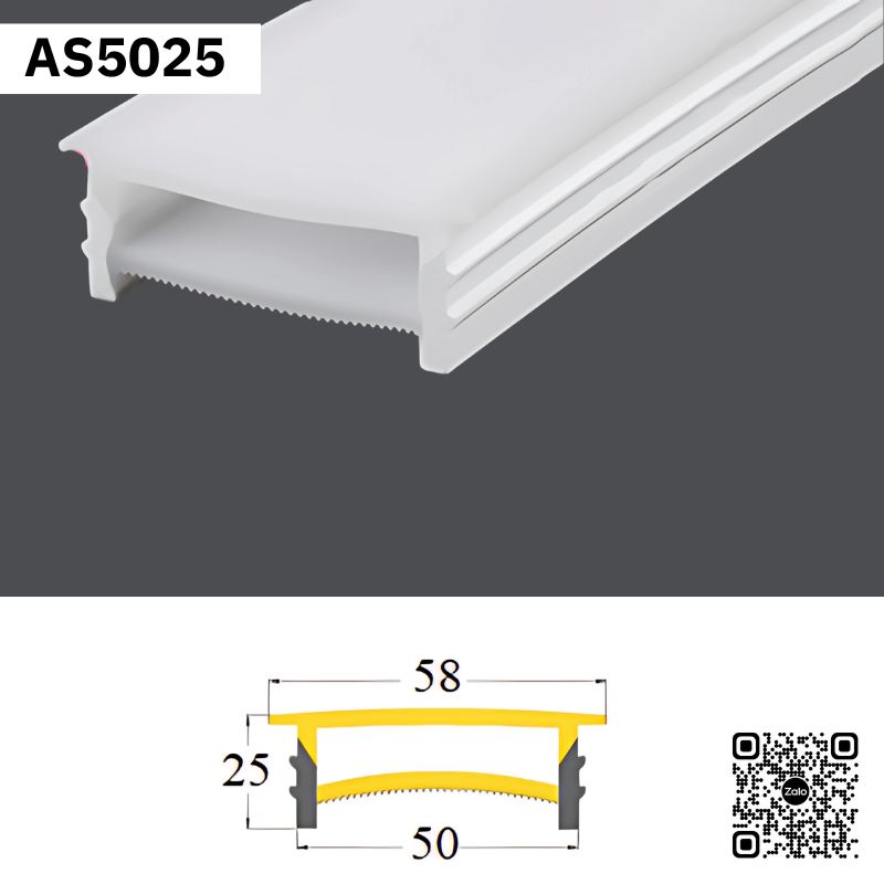 Thanh Silicon Uốn Dẻo Gắn Âm| AS5025